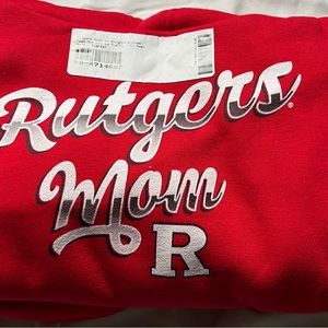 Fanatics “Rutgers Mom” hoodie,  size medium